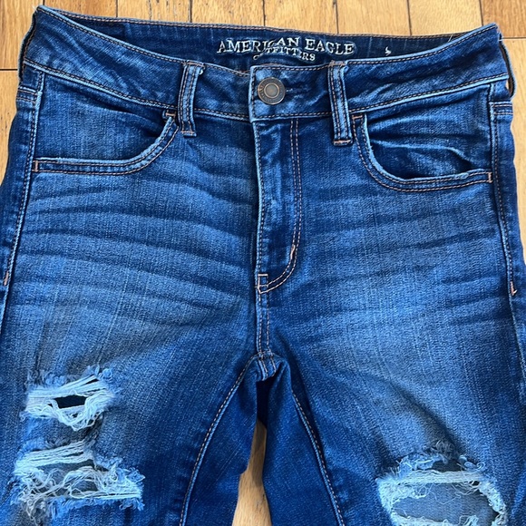 AMERICAN EAGLE Super Stretch Jegging. Size: 6 x-long. EUC. - Picture 4 of 9